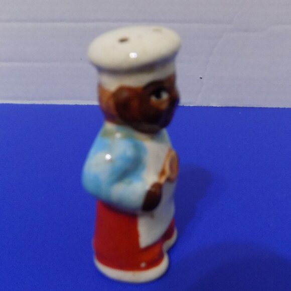 Vintage Black American Bakers Cooks Chefs Salt and Pepper Shakers - Picture 4 of 6